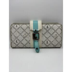 L.A.M.B. by Gwen Stefani Bi-fold Shadow Wallet Luxury Designer Handbag #628‎